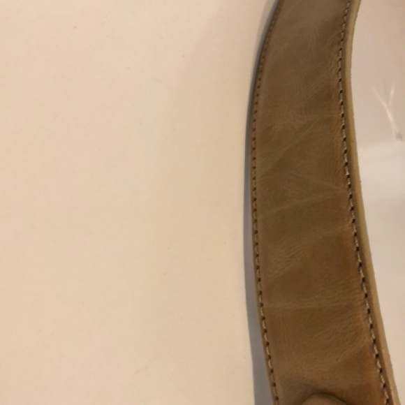 Sand/ camel leather belt small - Picture 4 of 5
